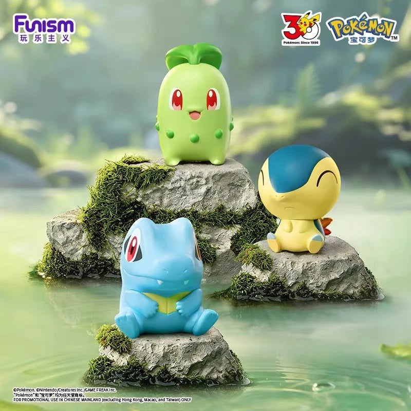 ポケットモンスター フィギュア 最初のパートナーシリーズ ブラインドボックス チコリータ ヒノアラシ ワニノコ