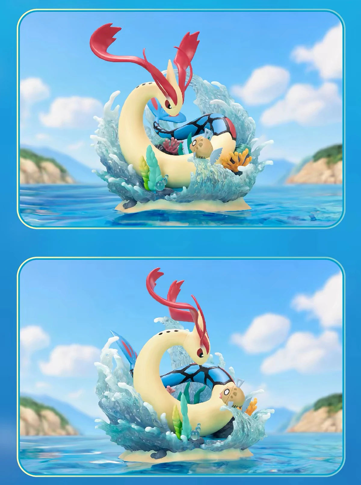 ポケットモンスター ミロカロス＆ヒンバス フィギュア 好伙伴シリーズ