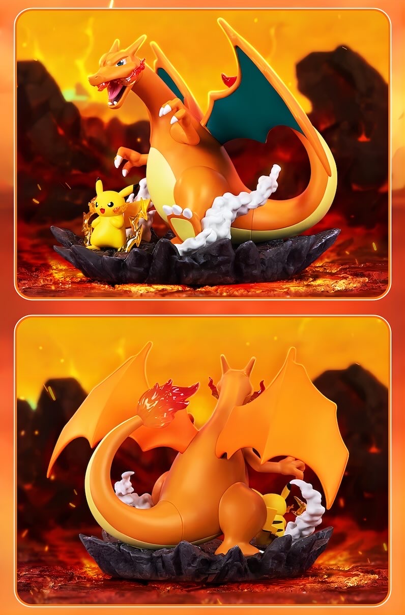 ポケットモンスター ピカチュウ＆リザードン フィギュア GOOD PARTNER SERIES Funism