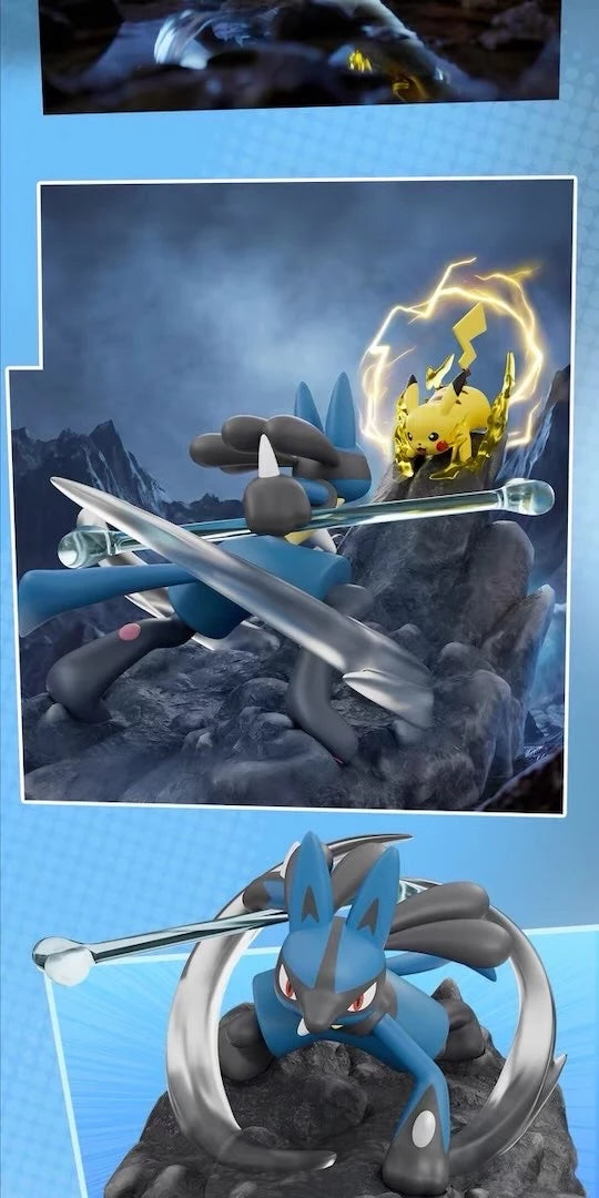 ポケットモンスター ピカチュウ VS ルカリオ フィギュア 極限対決シリーズ ジオラマ