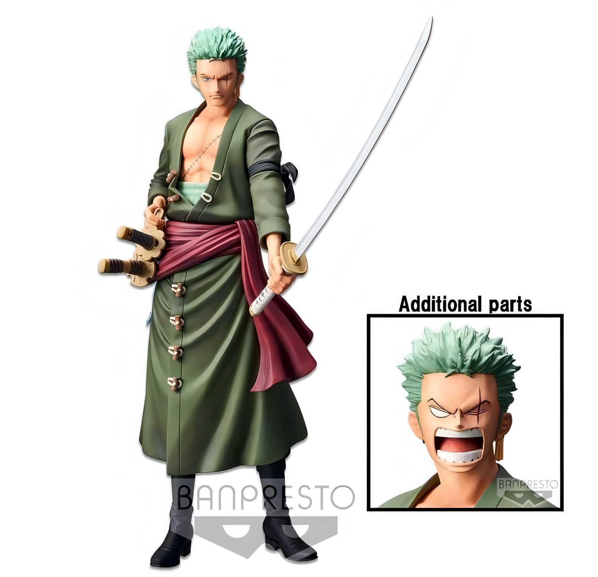 ロロノア・ゾロ Grandista Nero フィギュア BANPRESTO ONE PIECE 海外限定 28cm