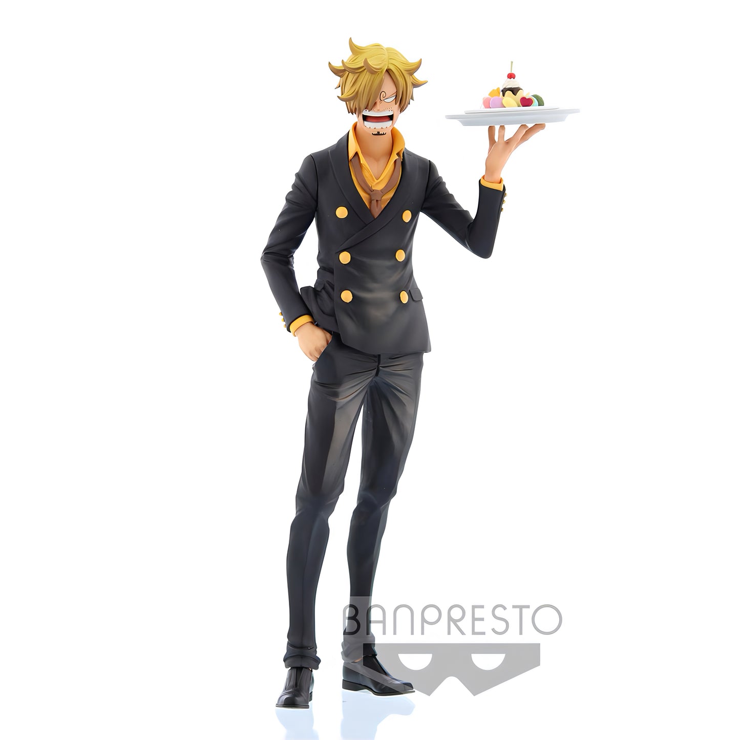 ワンピース サンジ フィギュア Grandista nero 海外限定 怒り顔 差し替えパーツ BANPRESTO