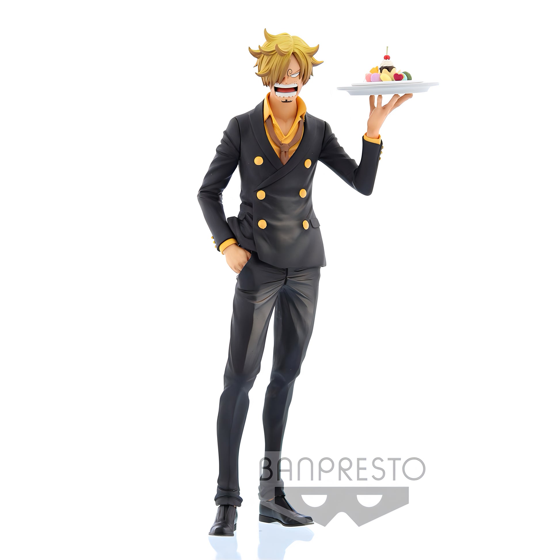 ワンピース サンジ フィギュア Grandista nero 海外限定 怒り顔 差し替えパーツ BANPRESTO