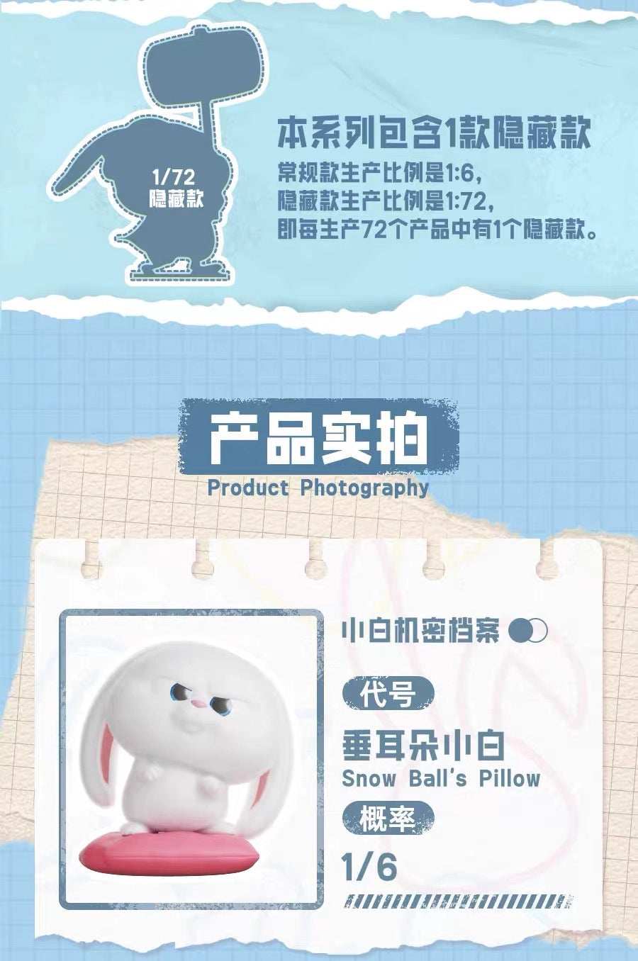 ペット フィギュア Snowball's Lifeシリーズ ブラインドボックス