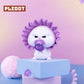 ペット Snowballがおしゃぶりをくわえ紫色のベビーフード姿になったフィギュア Snowball's Lifeシリーズ