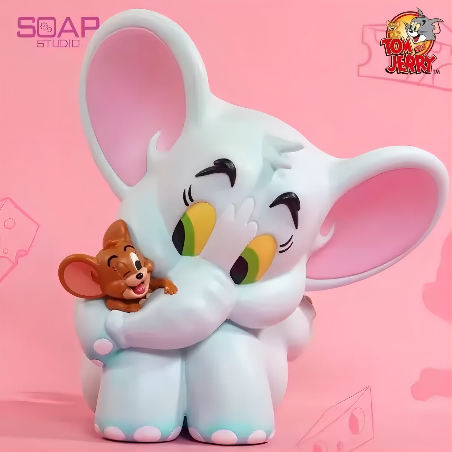 トムとジェリー フィギュア Guess Who I am Blue Version SOAP STUDIO 海外限定 メインビジュアル 正面 ジェリー付き