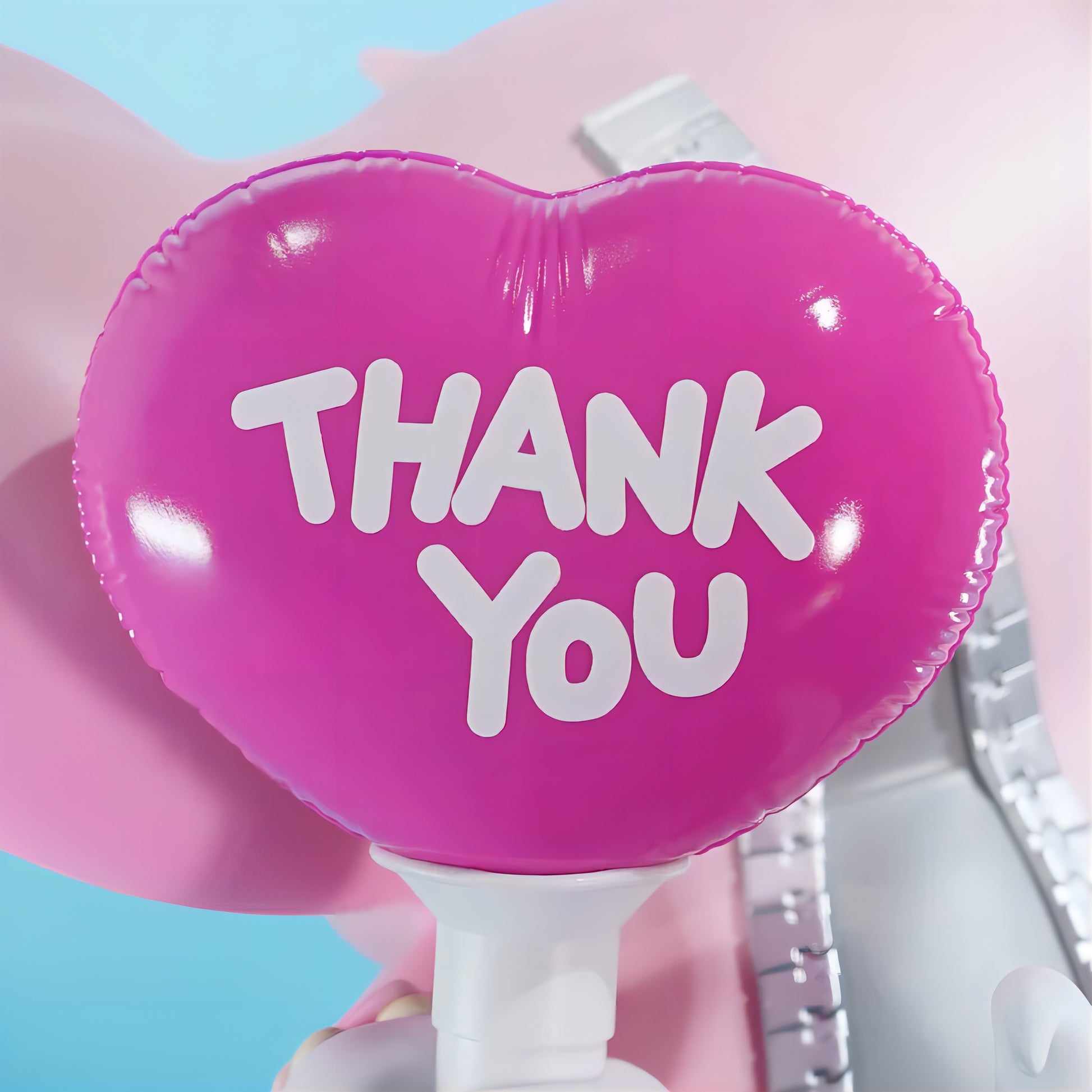 トムとジェリー ピンク象フィギュア THANK YOUサイン クローズアップ SOAP STUDIO トムジェリグッズ